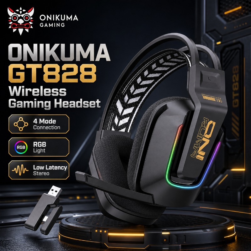 Pc Gaming Apple - ONIKUMA GT828 Gaming Headset Tri Mode