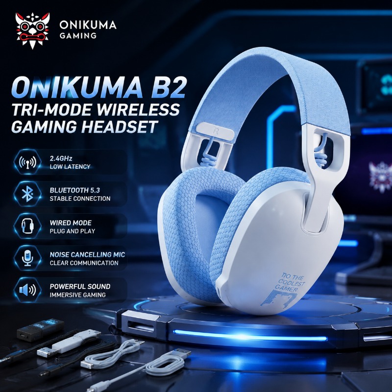 Pc Gaming Apple - Onikuma B2 Gaming Headphones Tri Mode