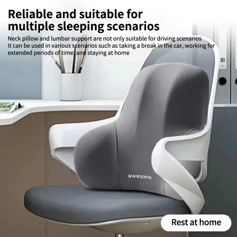 1 Pcs Memory Foam Lumbar Suppo - Gaming Chair Lumbar Pillow ulasan dan harga