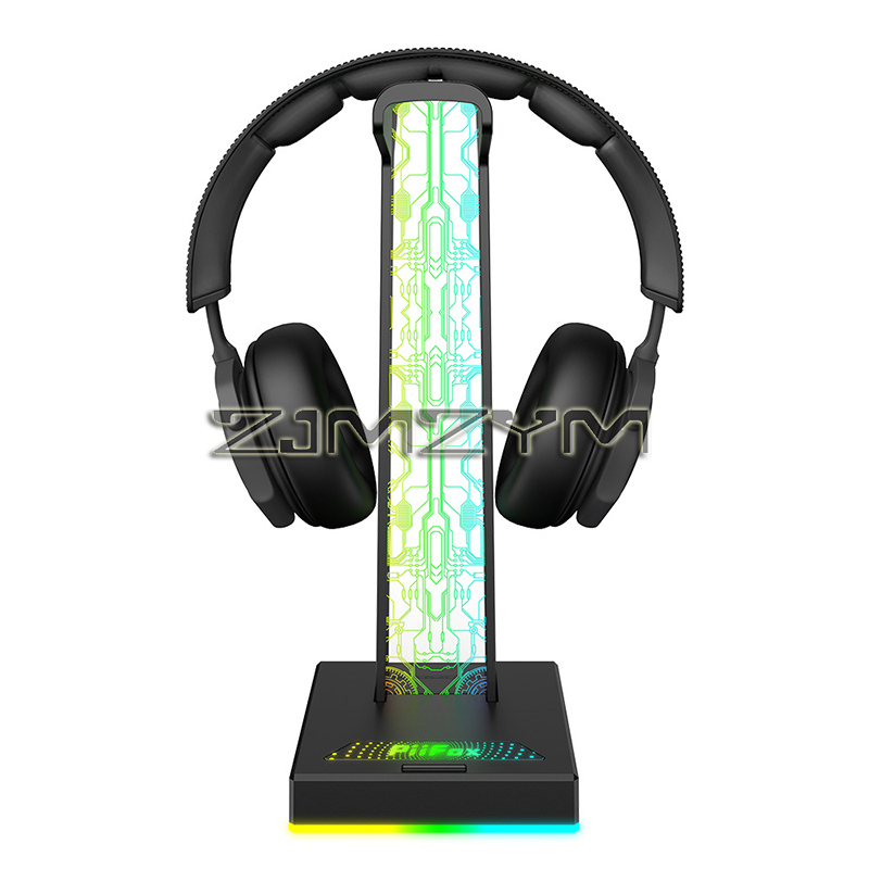 RGB Gaming Headphone Stand Dua - Headset Stand ulasan dan harga