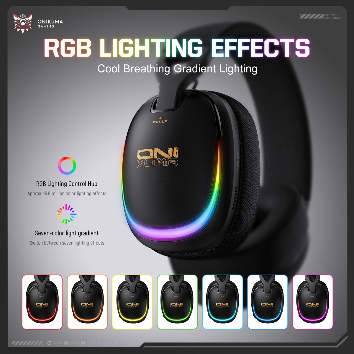 ONIKUMA GT805 Gaming Headset W - Pc Gaming Apple ulasan dan harga