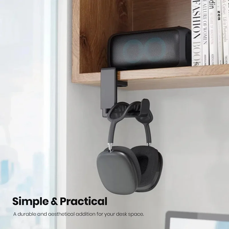 No Punch Table Clip Hook Headp - Headset Stand ulasan dan harga