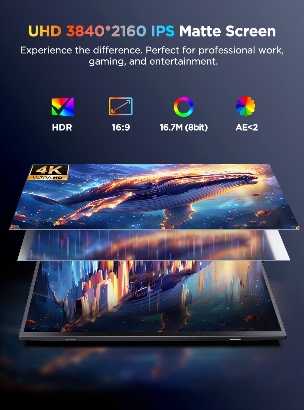 UPERFECT UColor J1 4K Touch Sc - Pc Gaming Y Monitor ulasan dan harga