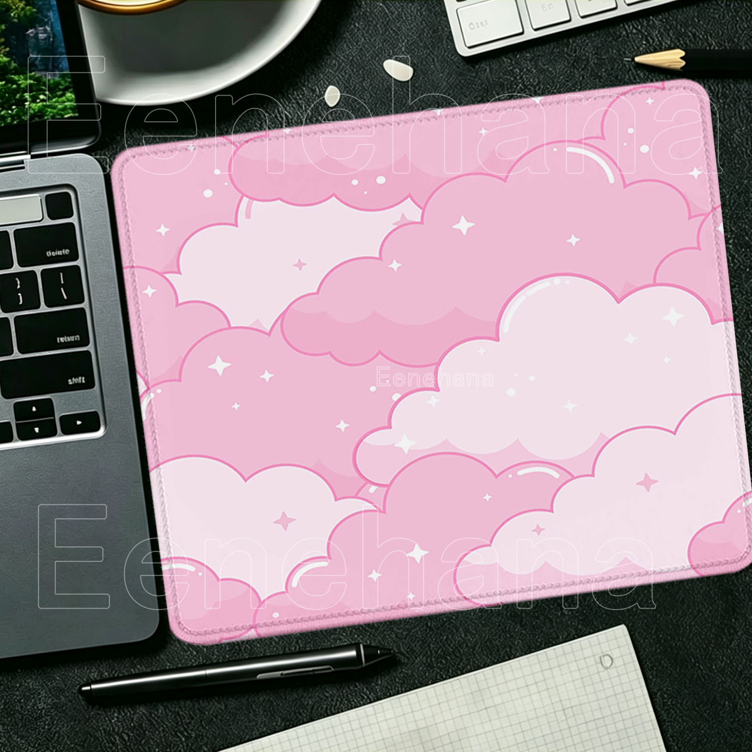 Cute Pink Clouds Small Size Mo - Pc Gaming Cloud Free ulasan dan harga