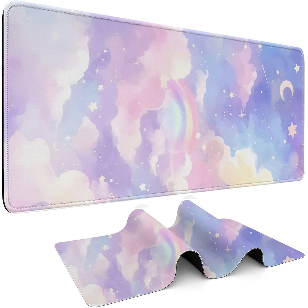Pastel Rainbow Cloud Stars Ext - Pc Gaming Cloud Free ulasan dan harga