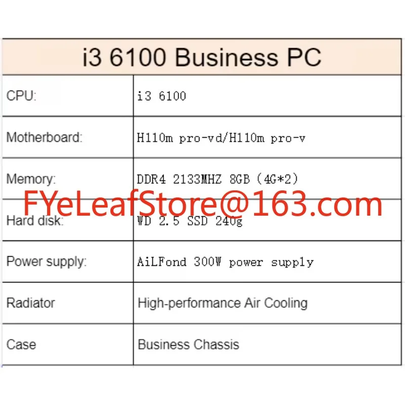 i3 6100  full gaming pc custom - Pc Gaming Komplett Set ulasan dan harga