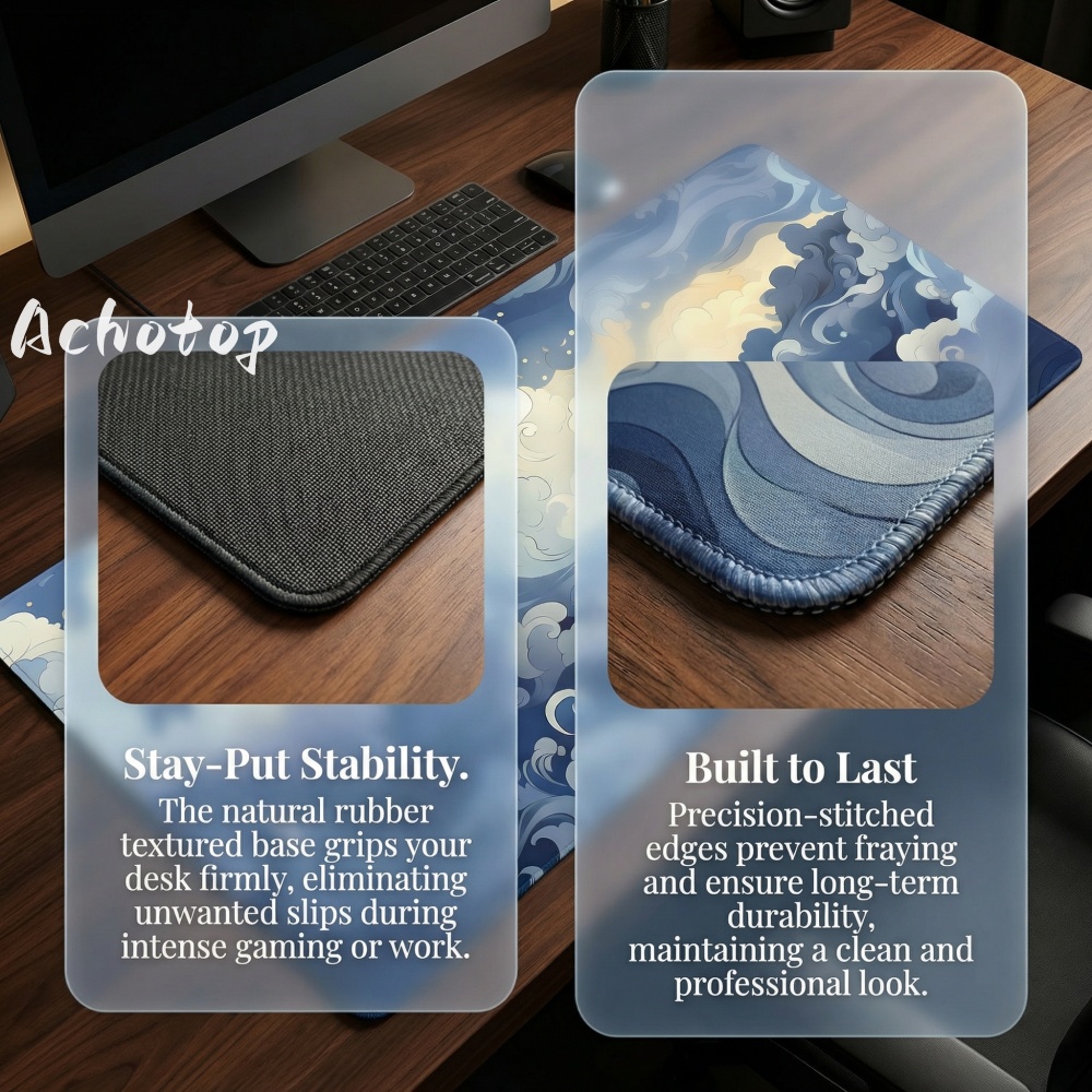 XXL Non-Slip Gaming Mouse Pad  - Pc Gaming Cloud Free ulasan dan harga