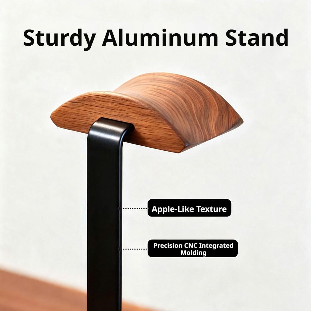 Walnut Headphone Stand Stores  - Headset Stand ulasan dan harga
