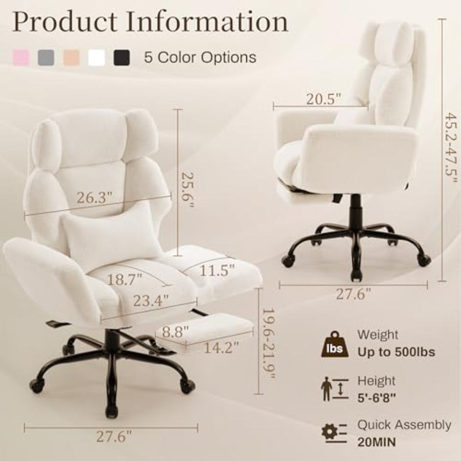 Office Chair with Flip Armrest - Gaming Chair Lumbar Pillow ulasan dan harga