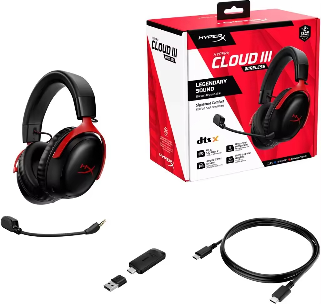 HyperX Cloud 3 77Z46AA 77Z45AA - Pc Gaming Cloud Free ulasan dan harga