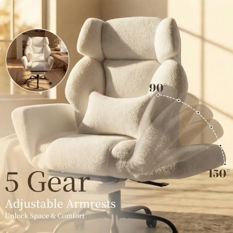 Office Chair with Flip Armrest - Gaming Chair Lumbar Pillow ulasan dan harga
