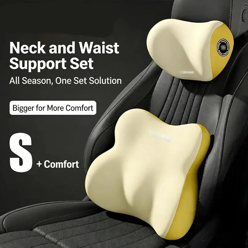 Memory Foam Car Universal Head - Gaming Chair Lumbar Pillow ulasan dan harga
