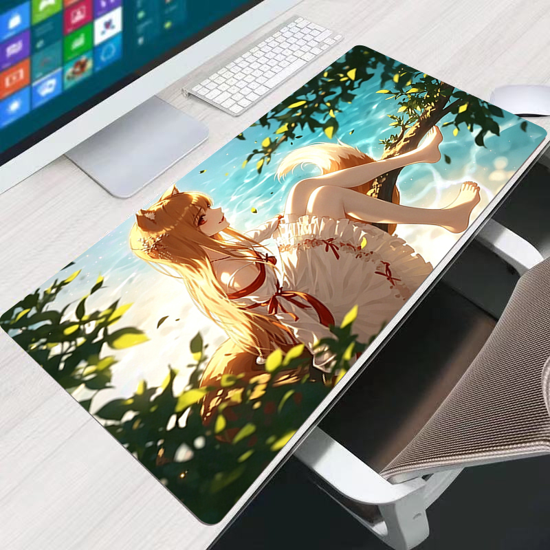 Anime Mouse pad HD Print Spice - Pc Gaming Kawaii ulasan dan harga