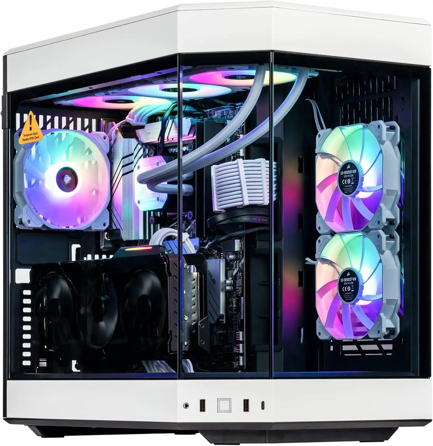 Velztorm White Praetix Custom  - Pc Gaming I9 Rtx 5090 ulasan dan harga