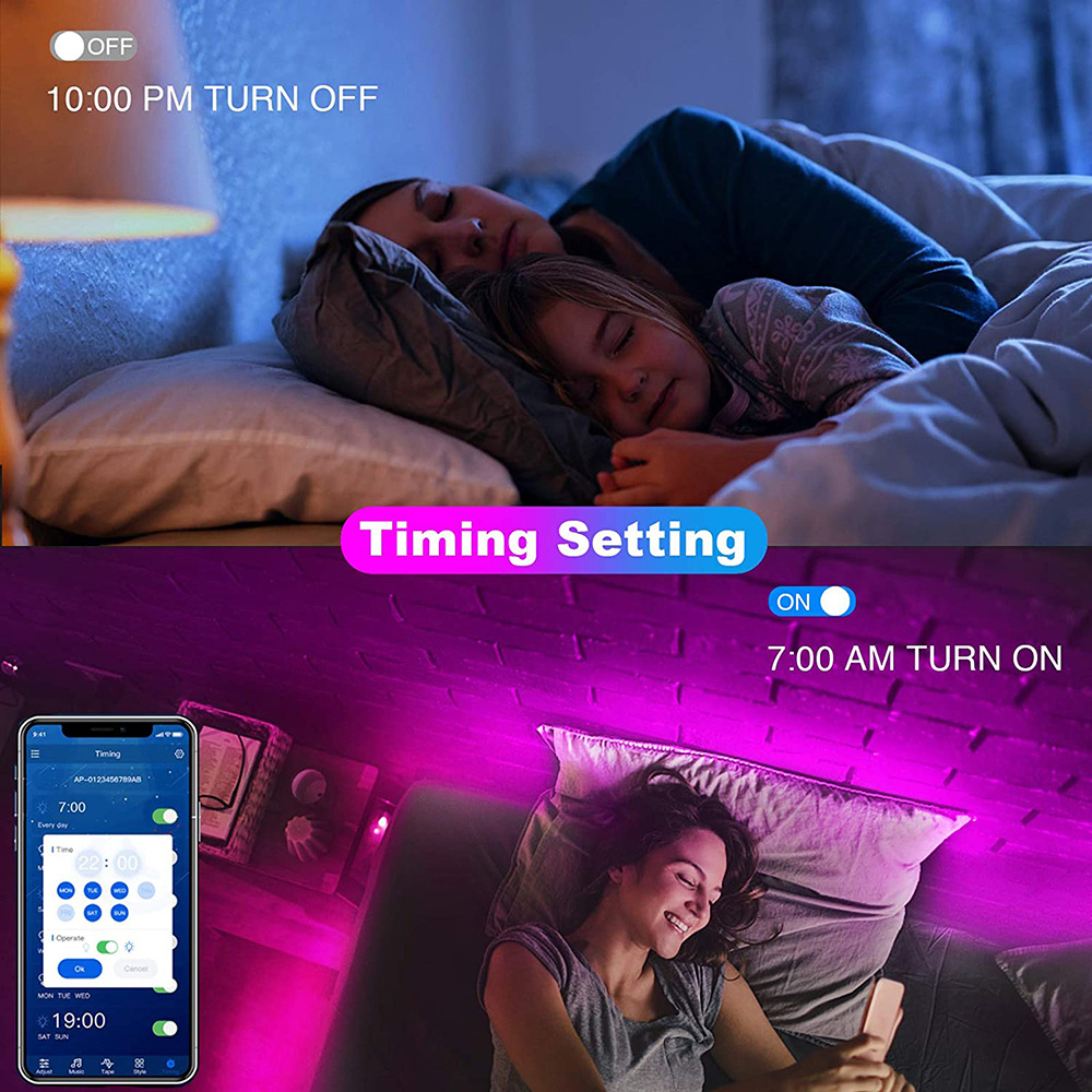 RGB 5050 LED Strip Lights App  - Pc Gaming On Tv ulasan dan harga